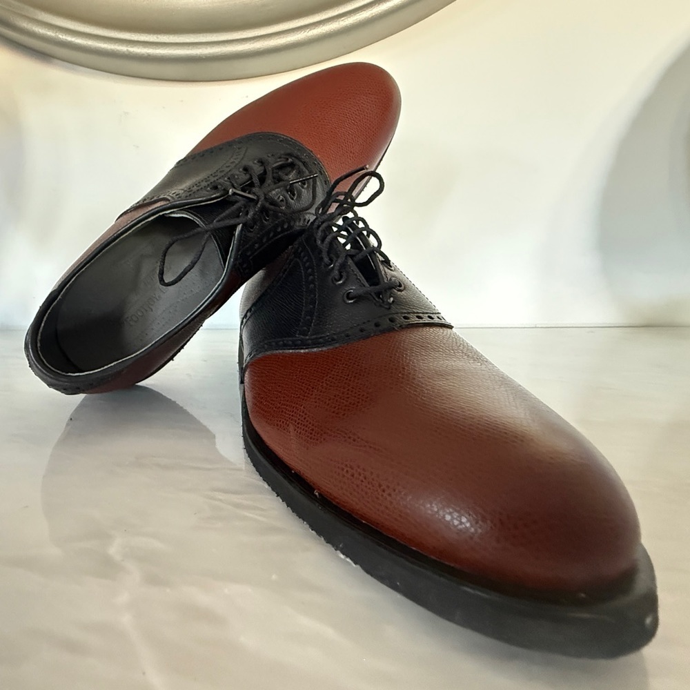 FootJoy Men’s Dress-Walkers Two Toned Oxford Dress Shoes Size 9B - Picture 3 of 17